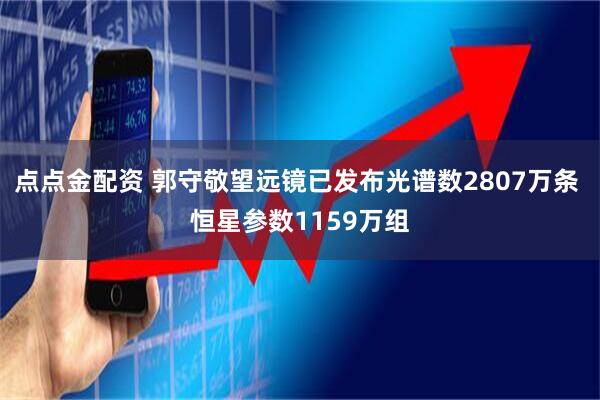 点点金配资 郭守敬望远镜已发布光谱数2807万条 恒星参数1159万组
