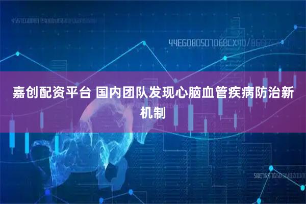 嘉创配资平台 国内团队发现心脑血管疾病防治新机制